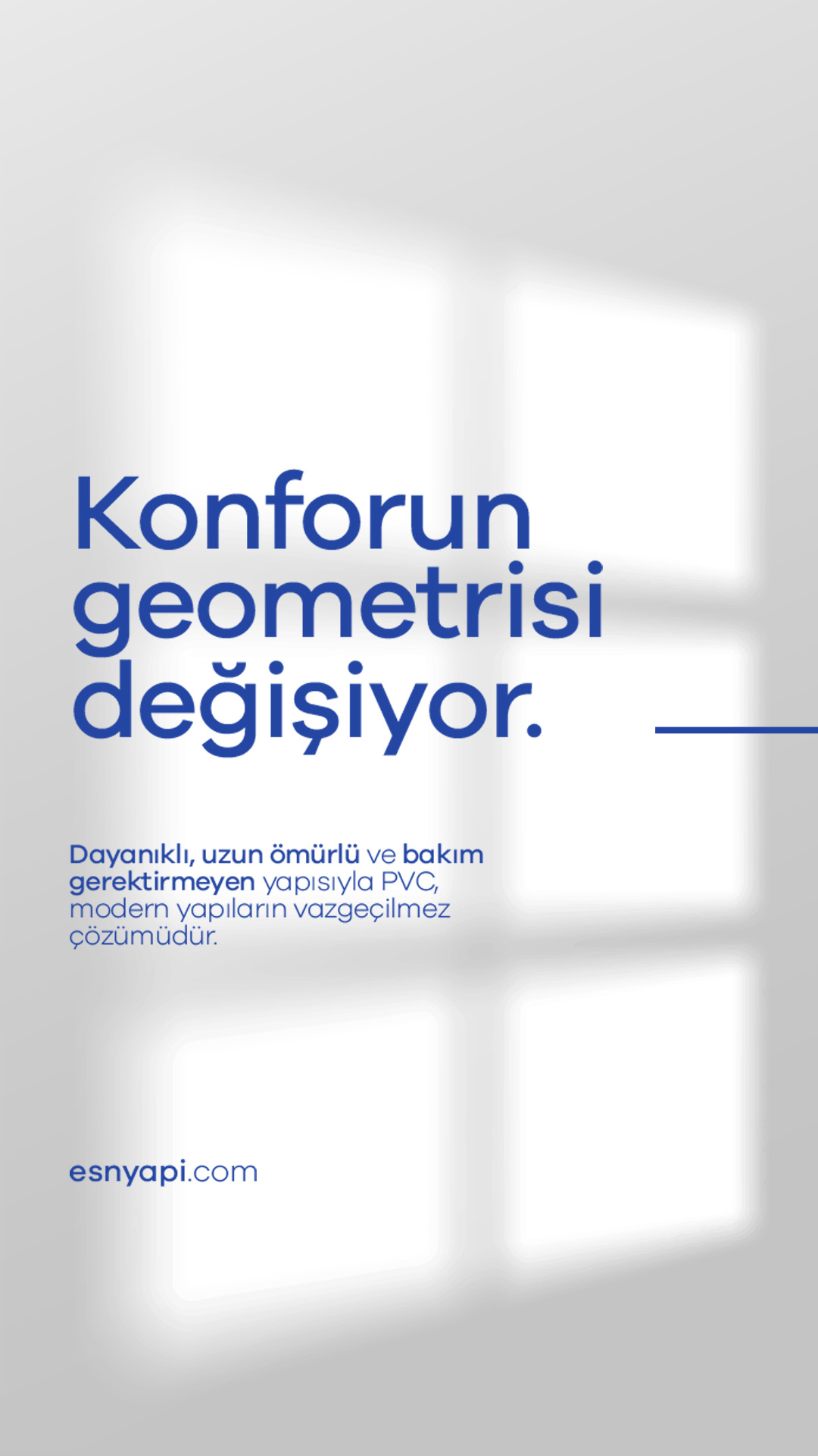 Konforun geometrisi değişiyor.