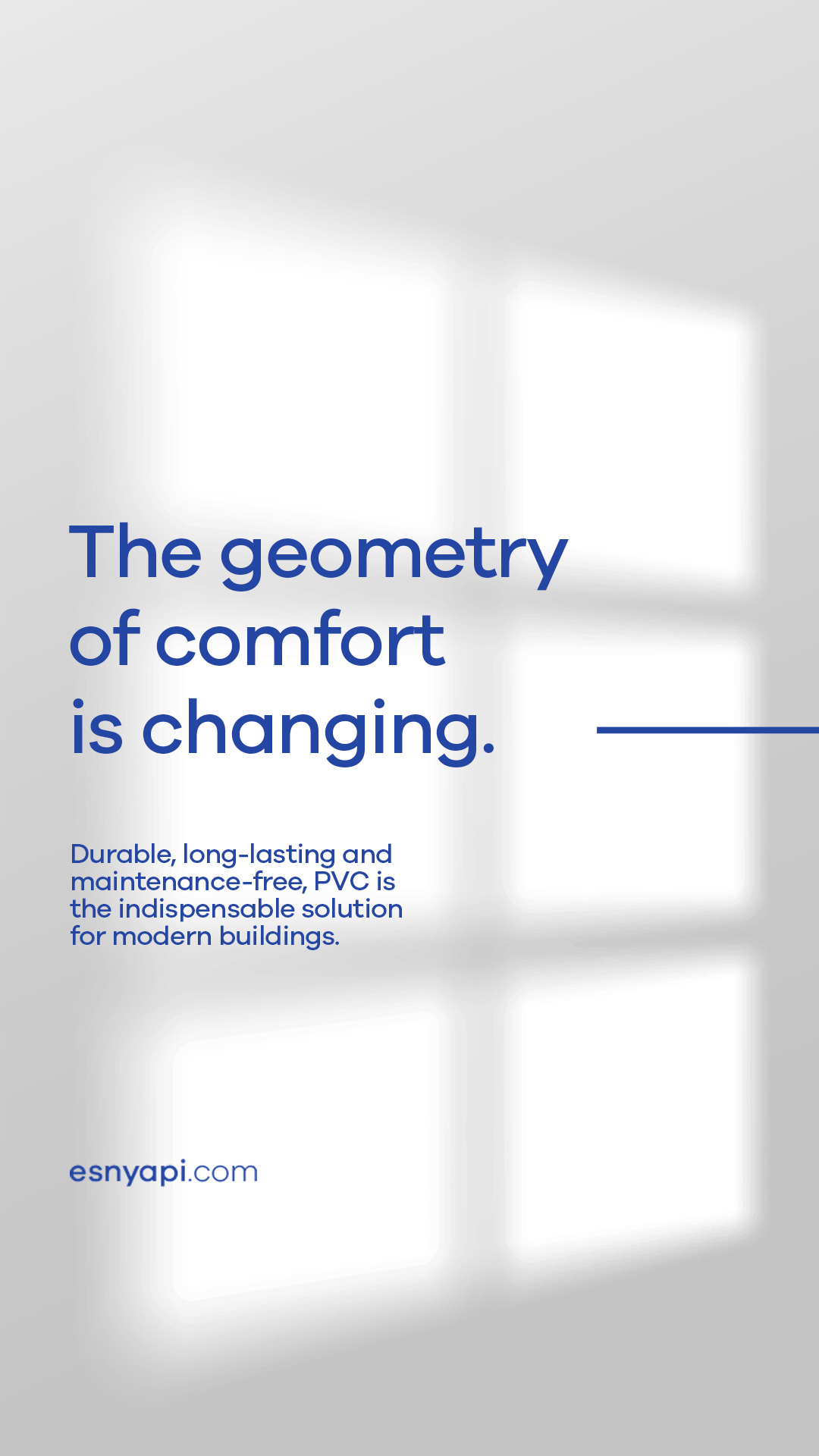 The geometry of comfort is changing.